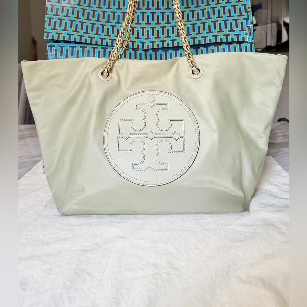 Tory Burch Ella Nylon chain tote